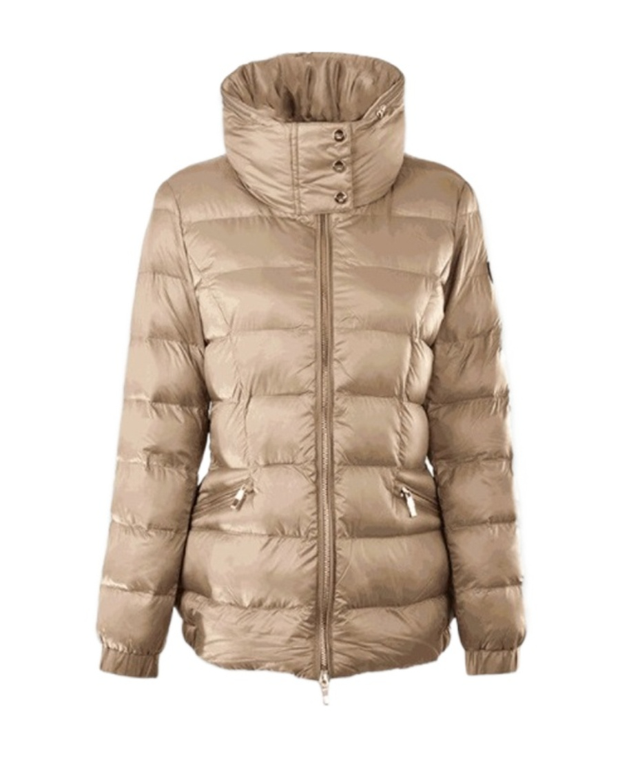 Ea7 Zipper Opening And Closing Cotton Suit In Nude