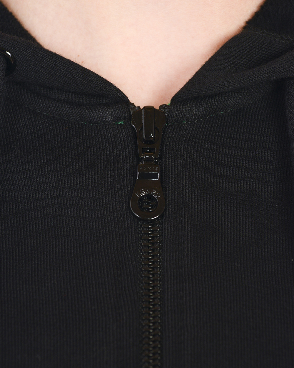 Kenzo Logo Zipper Casual Jacket In Black