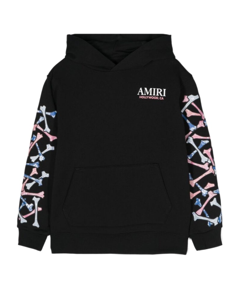 Amiri Long-sleeved Sweater In Black