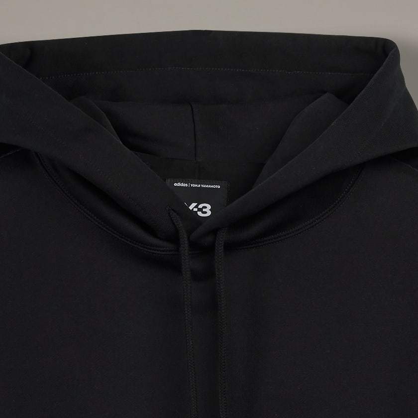 Y-3 Graphic Hoodie In Black