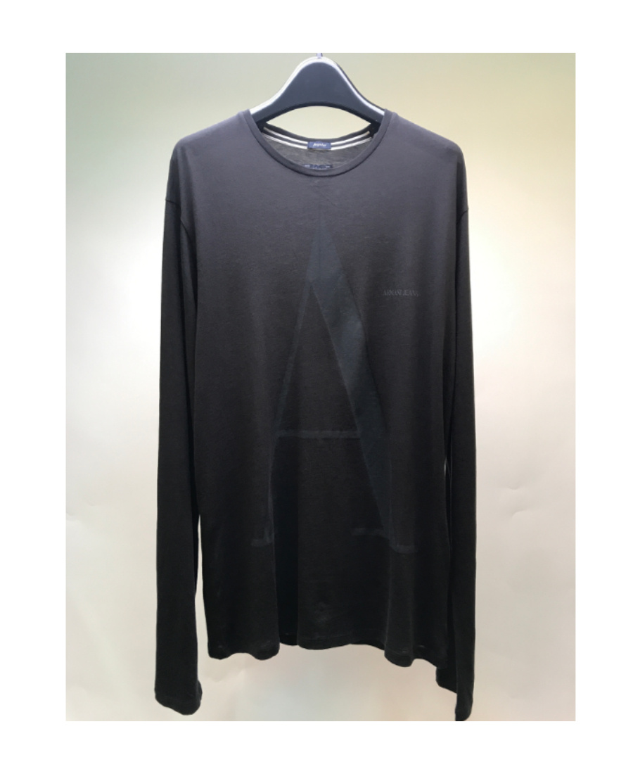 ARMANI JEANS LOGO LONG-SLEEVED T-SHIRT
