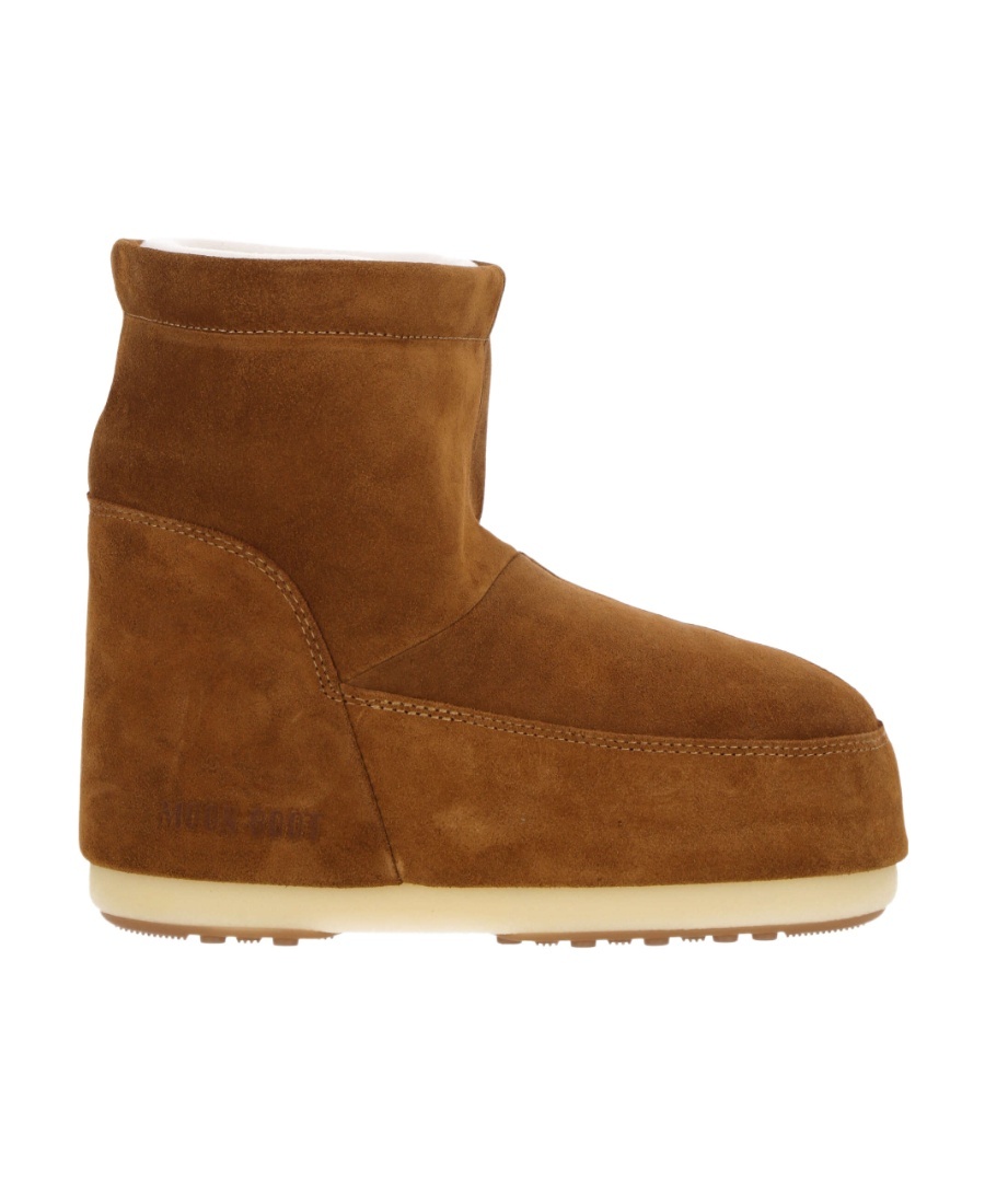 Moon Boot Icon Low Suede Snow Boots In Brown