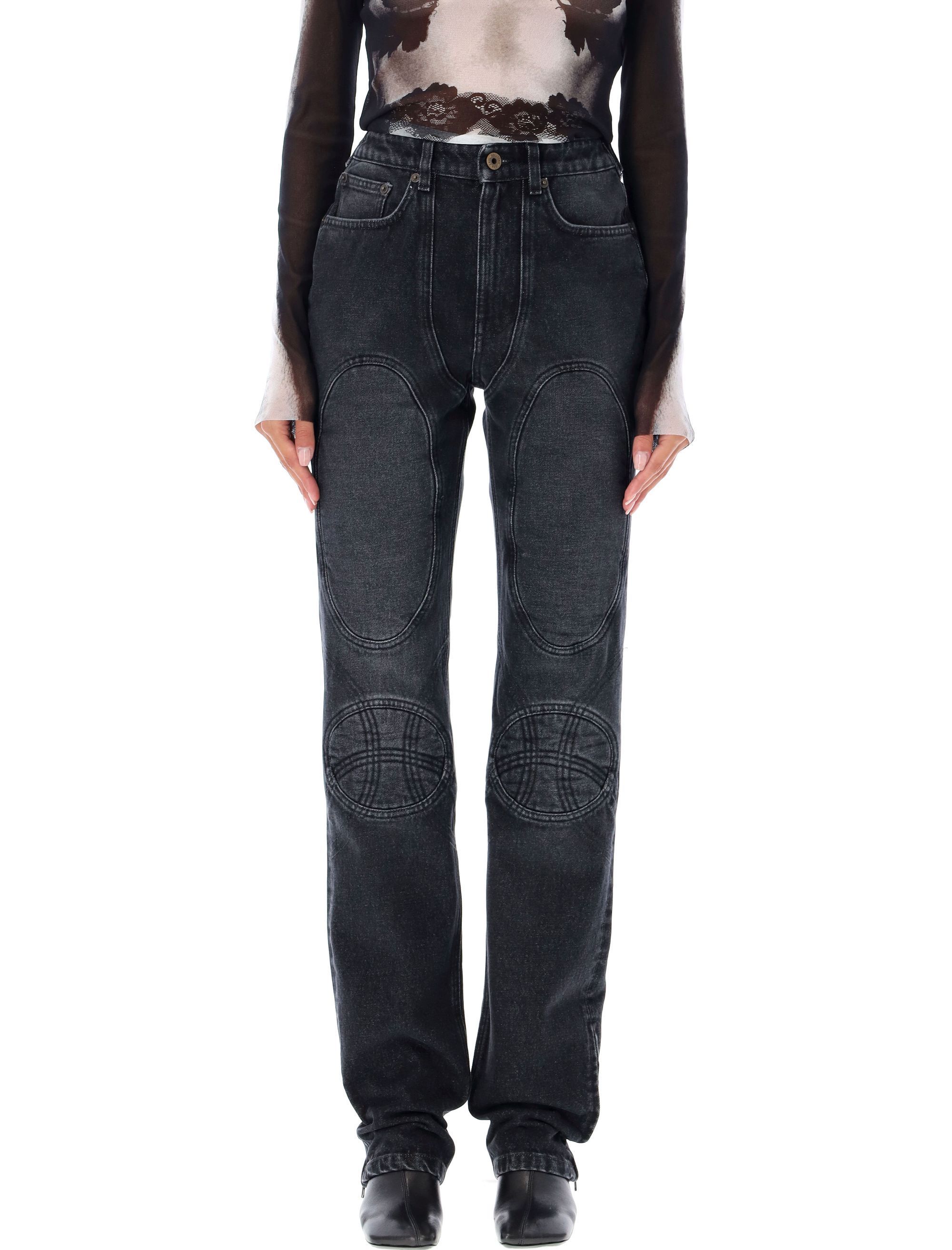 Jean Paul Gaultier High-waist Jeans In Black