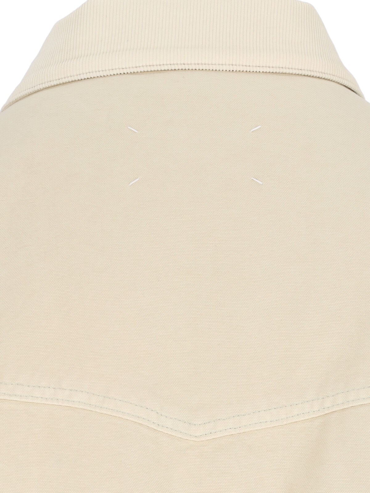 Maison Margiela Casual Jacket With Ribbed Cuffs And Hem