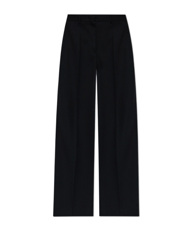 Jil Sander Belt Loops Casual Pants In Black