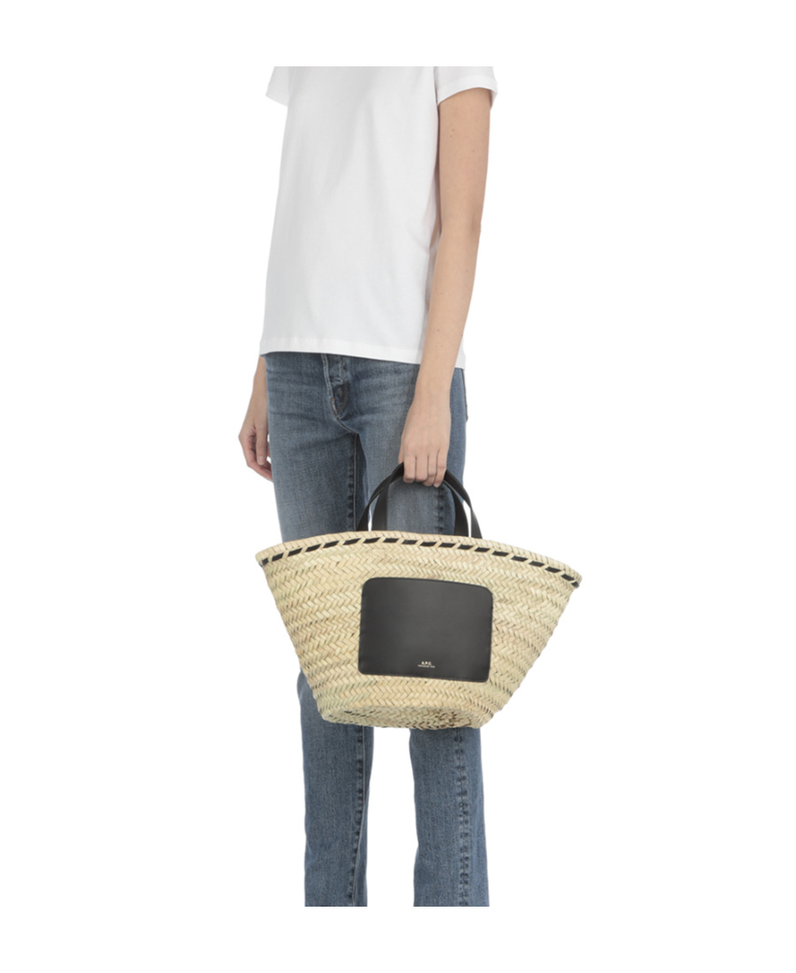 Apc Patch-detail Tote Bag In Nude
