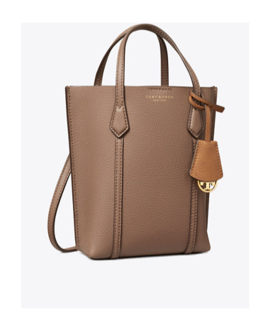 Tory Burch Perry Leather Crossbody Bag In Brown