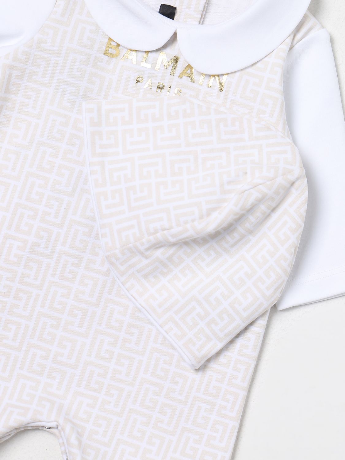 Balmain Pb-monogram Pyjama Set In White