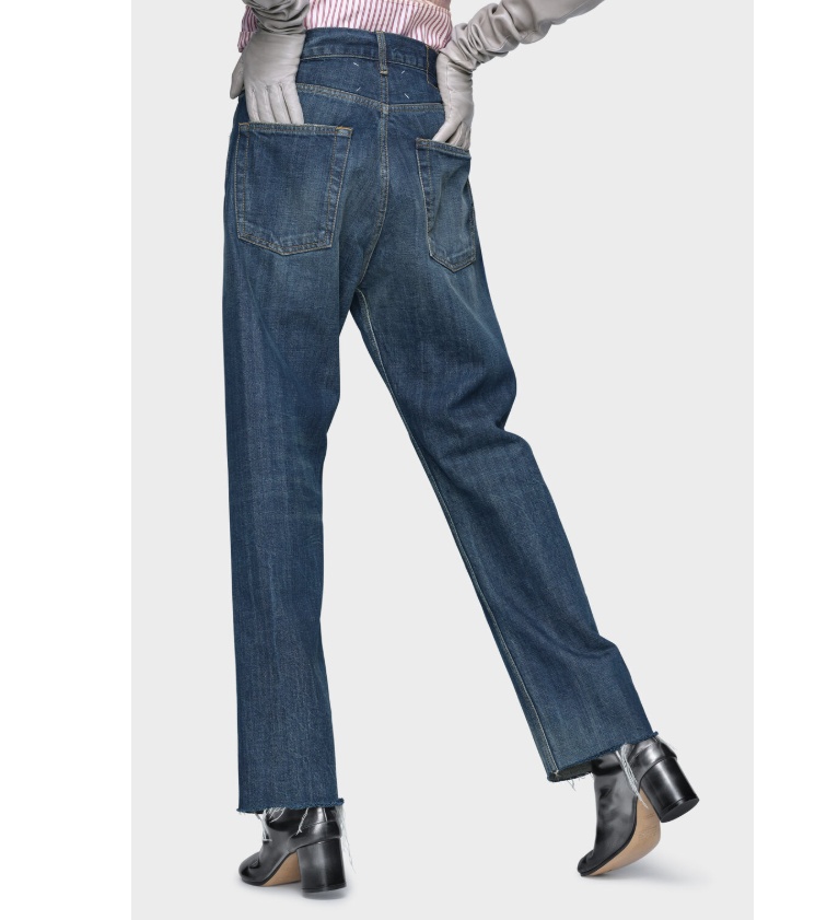 Maison Margiela Straight-leg Denim Jeans In Blue