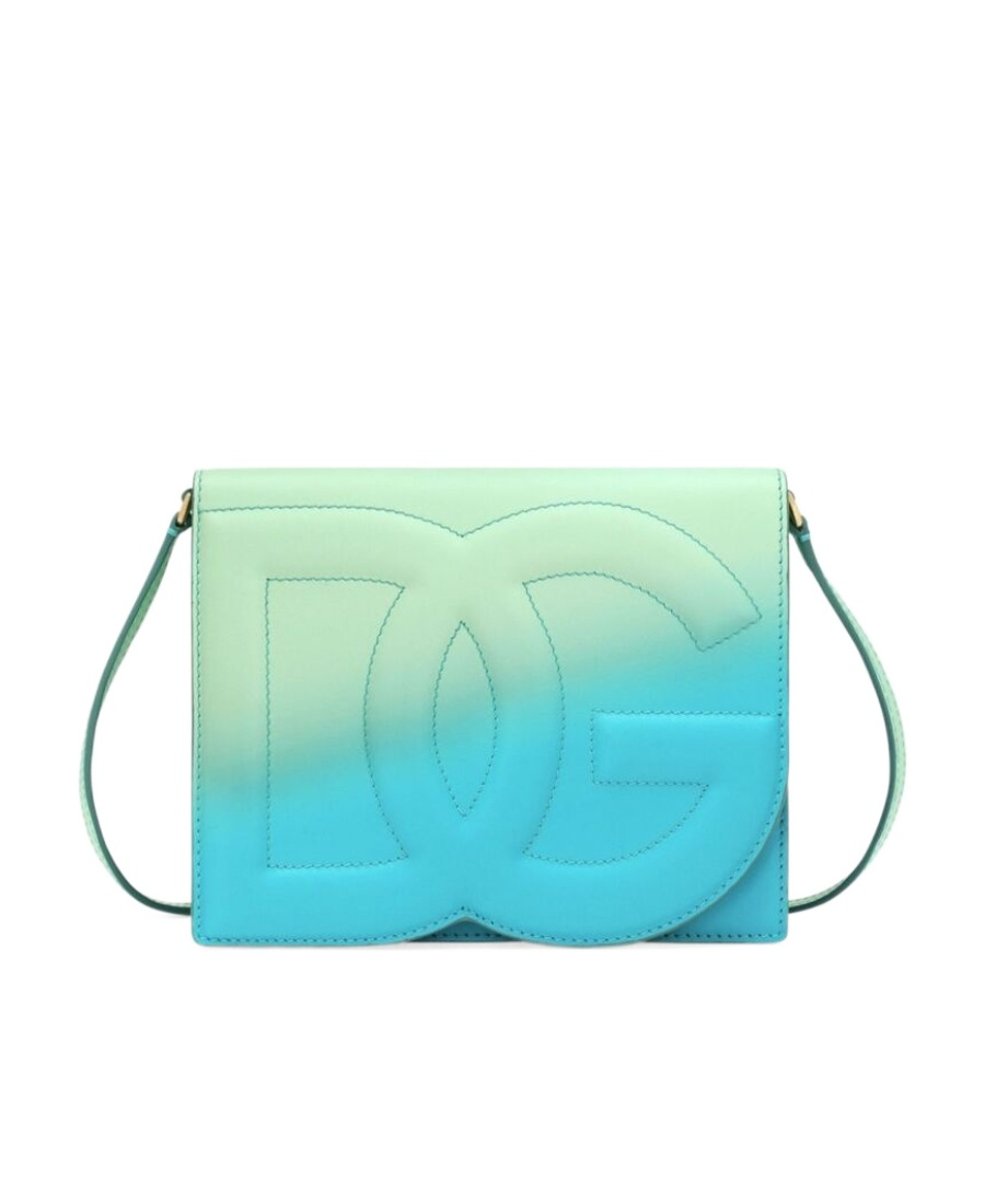 Dolce & Gabbana Dg Logo Gradient-effect Crossbody Bag In Green