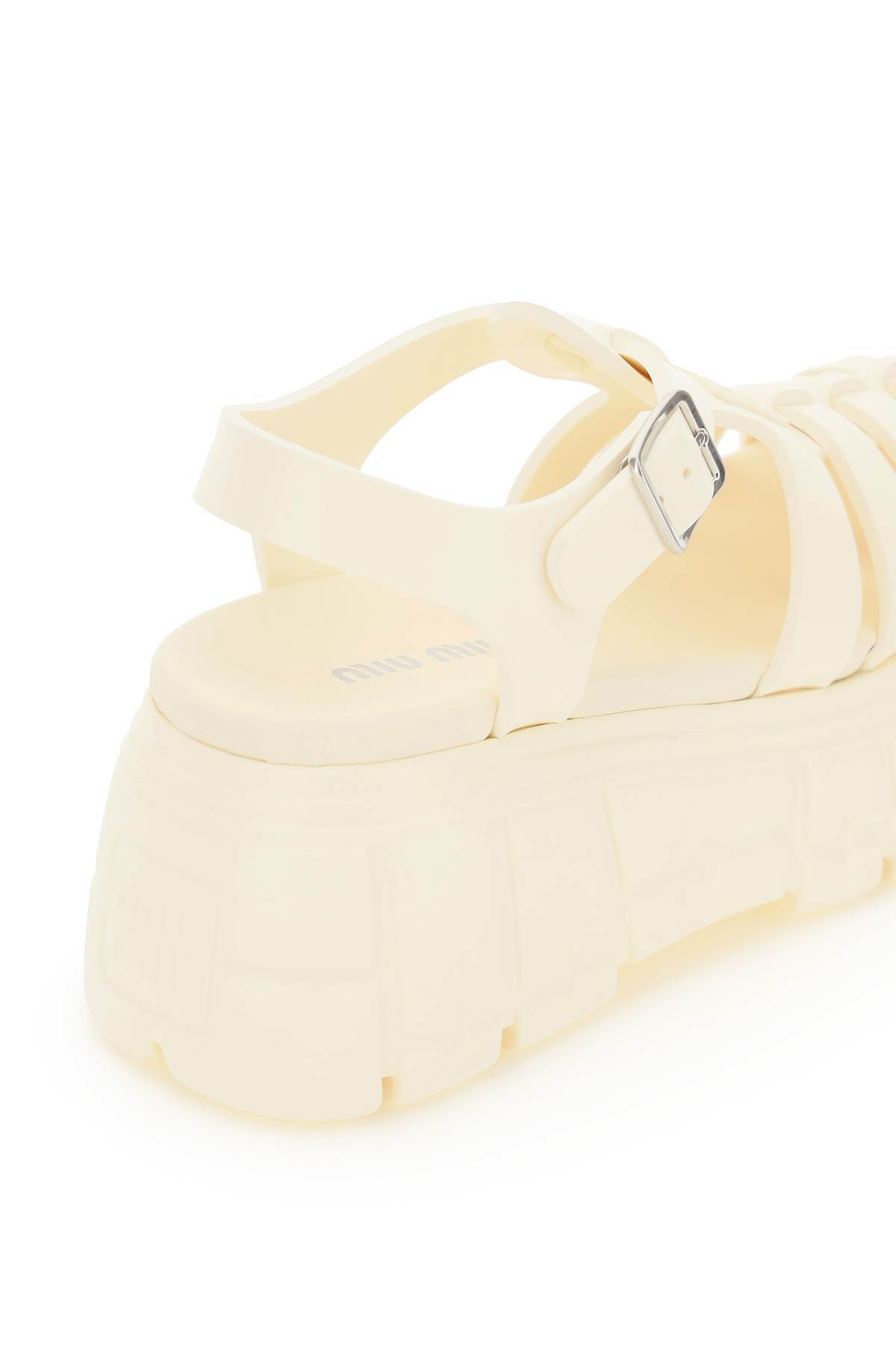 Miu Miu Clasp Thick-soled Sandals