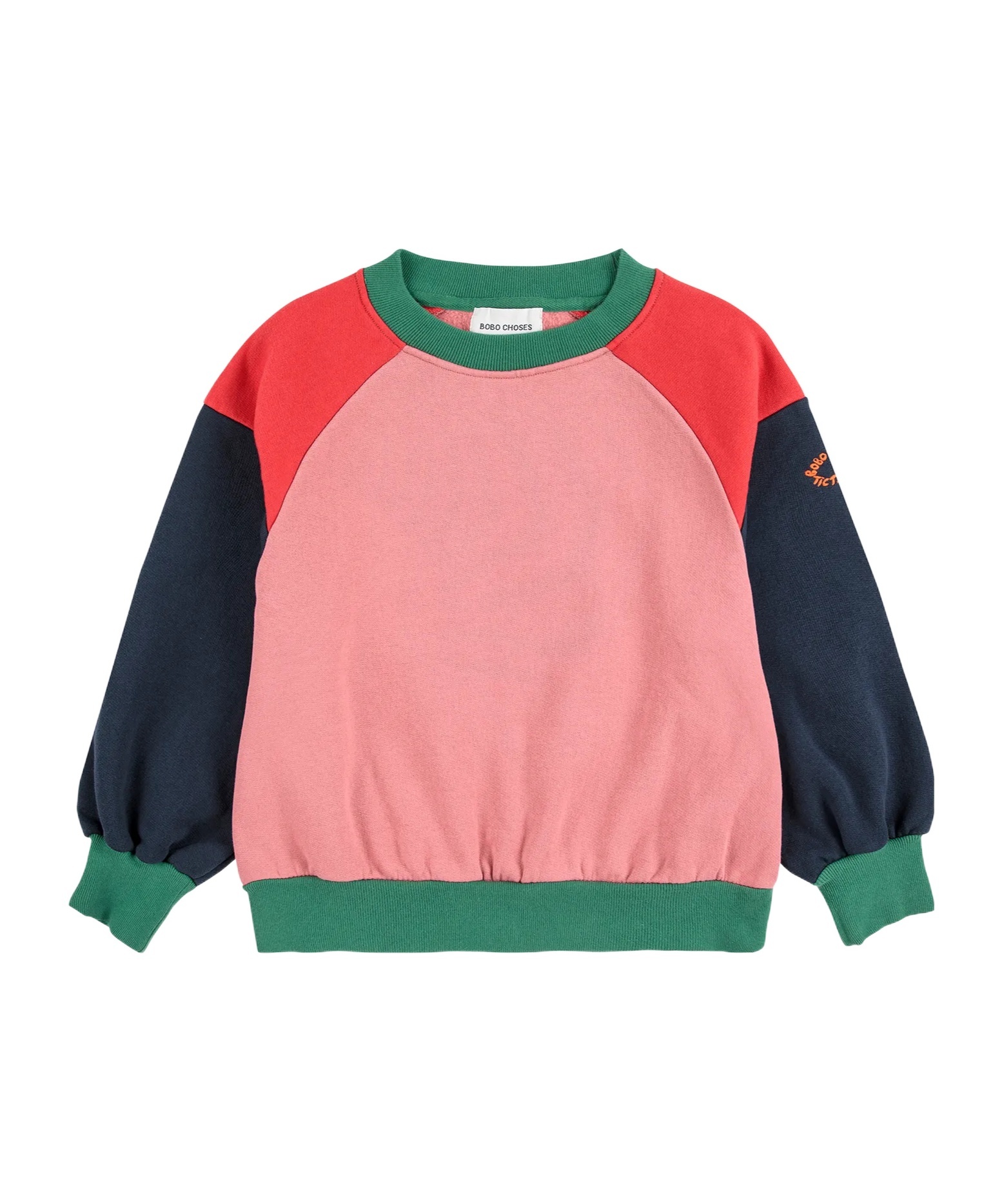 Bobo Choses Tic Tac Toe Color Block Sweatshirt In Multi