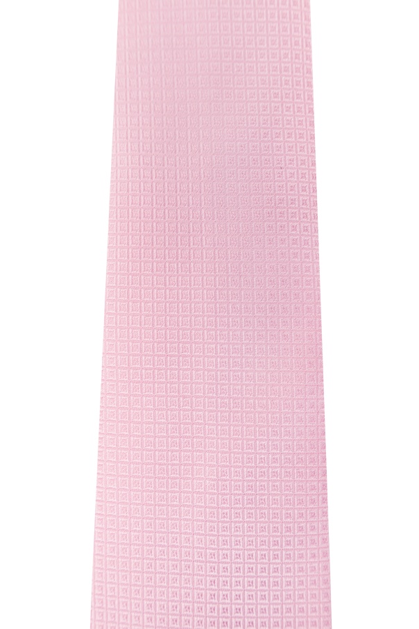 Lanvin Jacquard Pattern Tie In Pink
