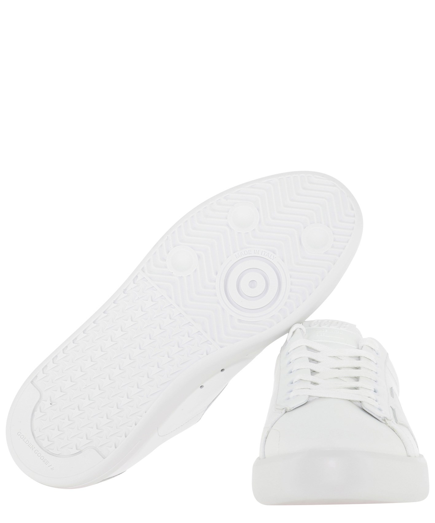 Golden Goose Deluxe Brand Men White Leather Pure New Sneakers In White
