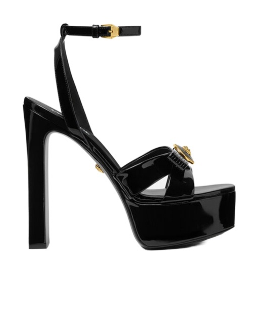 VERSACE 140MM GIANNI RIBBON SANDALS