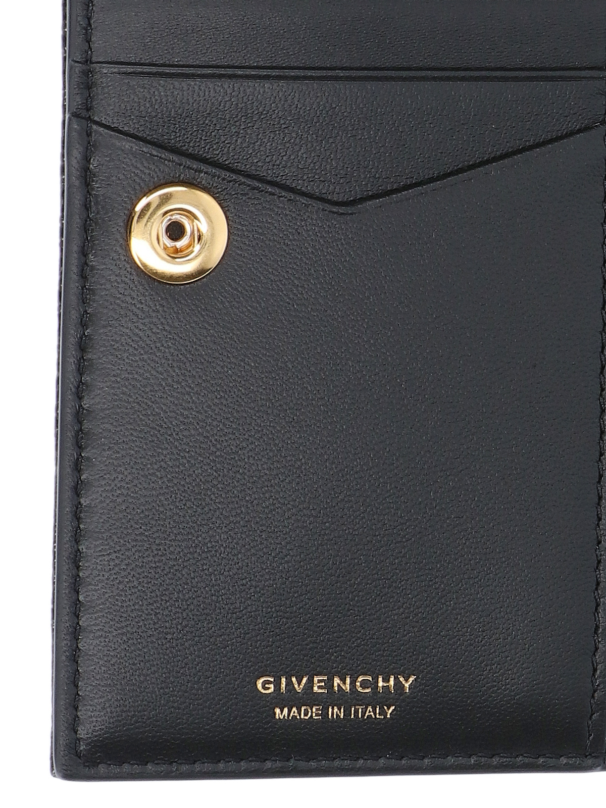 Givenchy G Cut Bifold 4g Wallet In Black