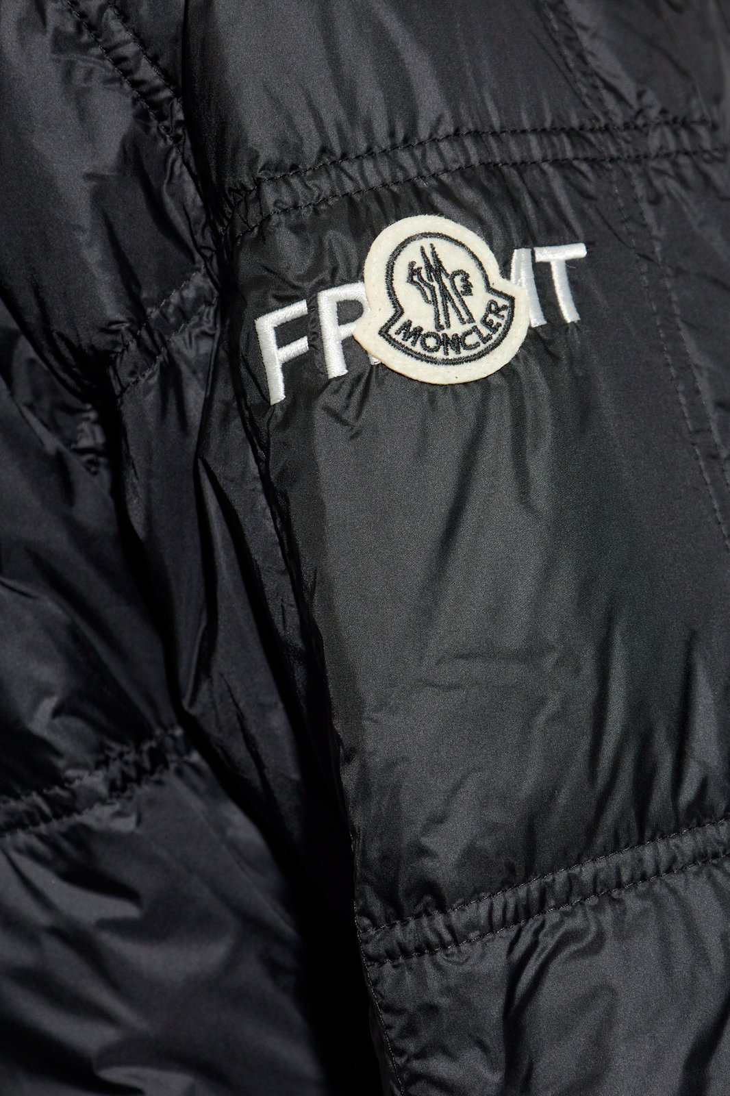 Moncler X Fragment Hiroshi Fujiwara Jayel Button-up Padded Jacket In Black