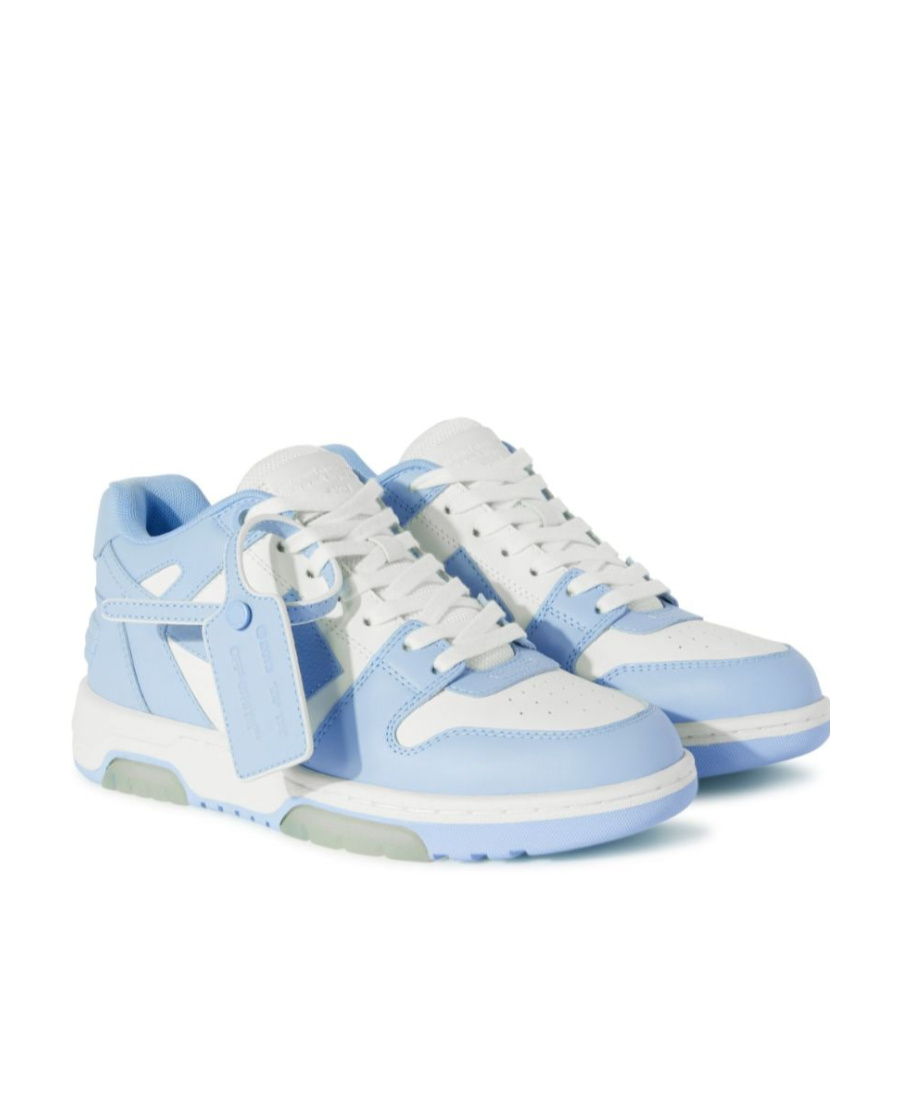 Off-white Out Of Office Arrow Bicolor Sneakers In Blue