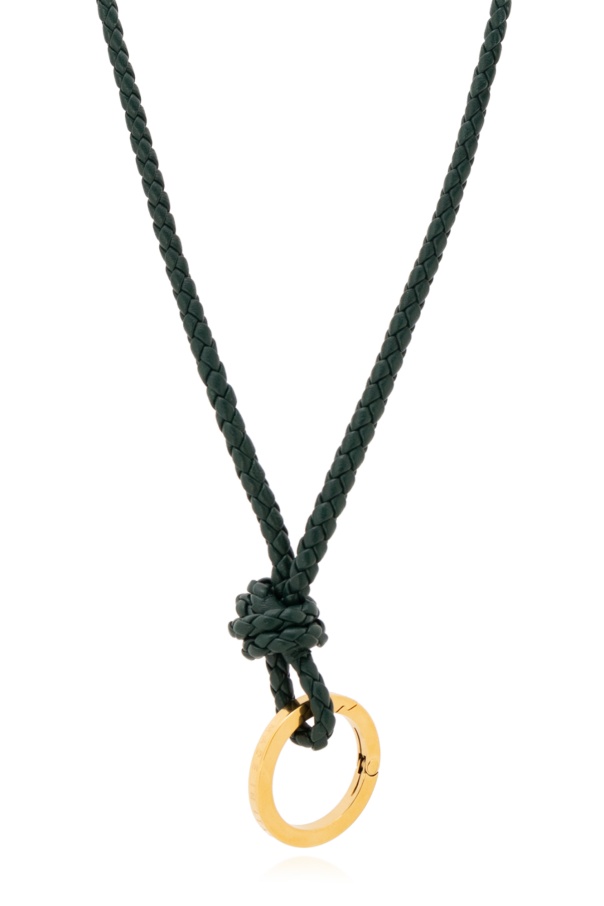 BOTTEGA VENETA INTRECCIO LONG KEY RING