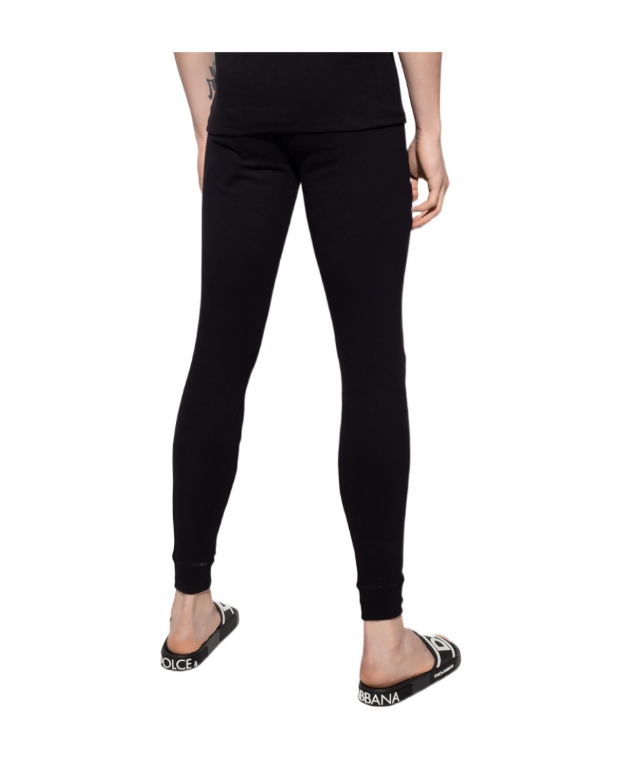 Balmain Elasticated-waist Long Johns In Black