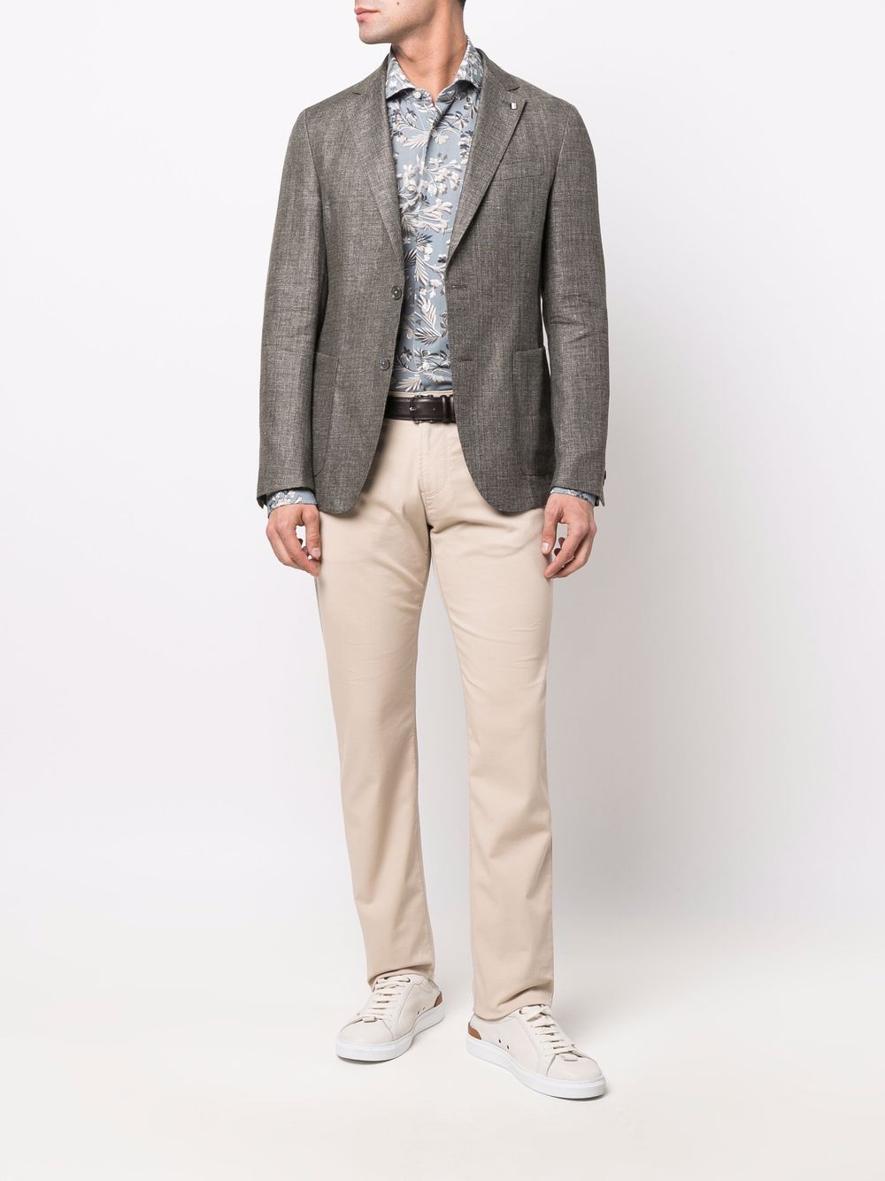 EMPORIO ARMANI STRAIGHT-LEG TROUSERS