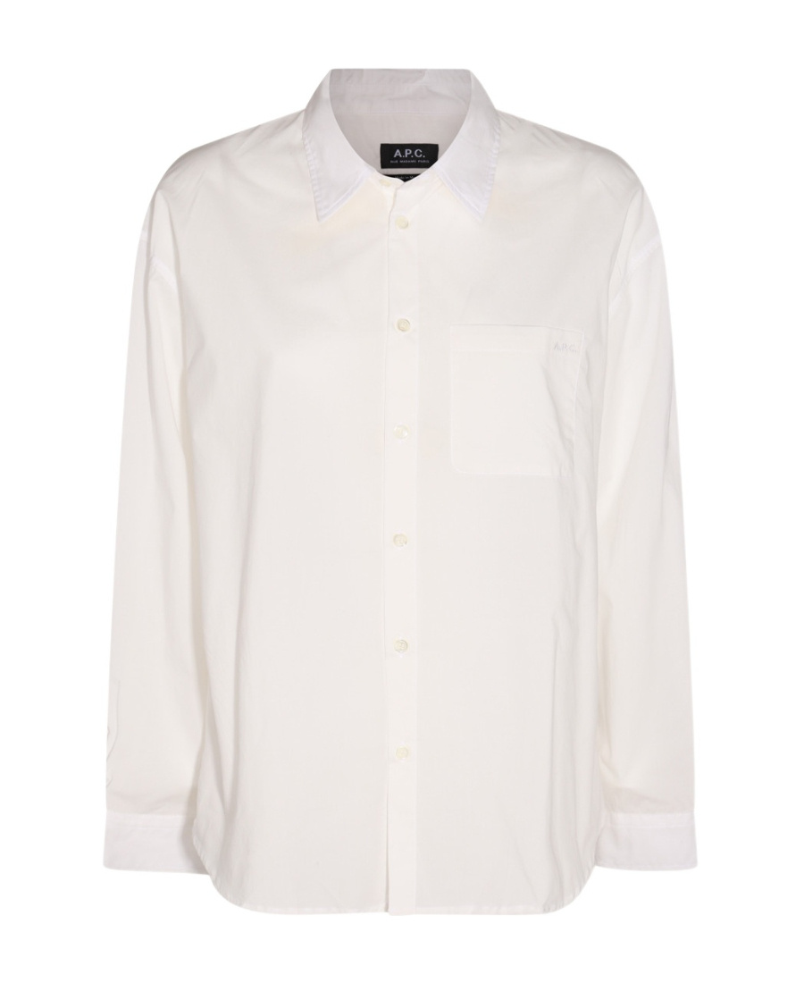Apc A.p.c. "boyfriend Brodee" Shirt In White
