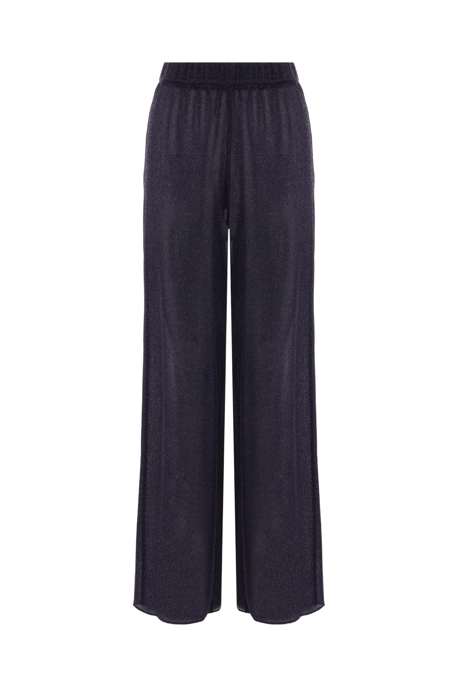 Shop Oseree Lumière Trousers In Black