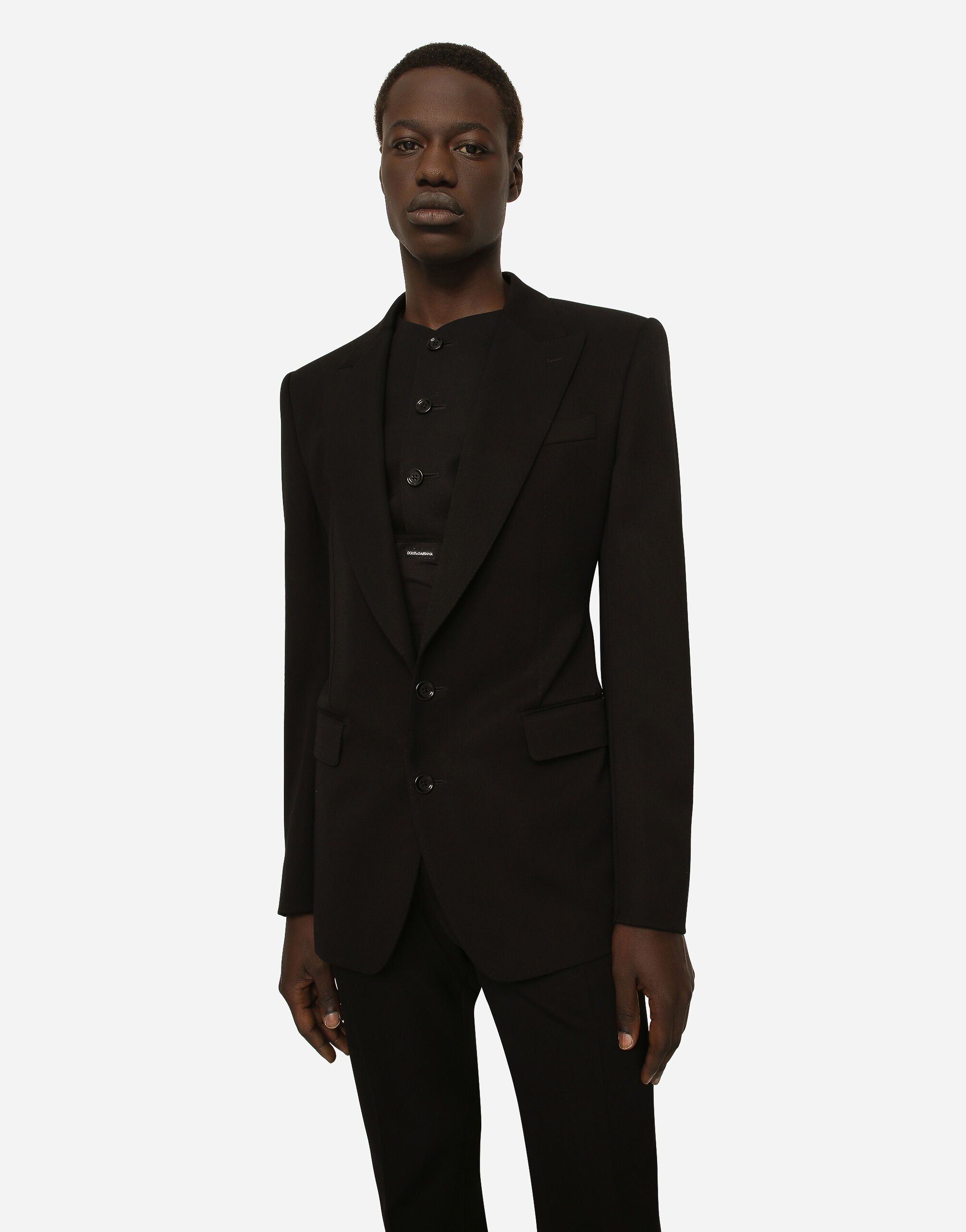 Dolce & Gabbana Single-breasted Blazer In Black