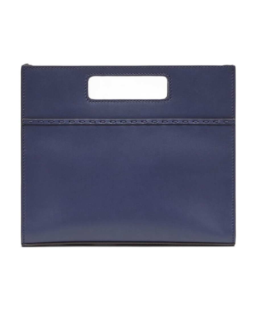 Fendi Mini Logo Todd Handbag In Blue