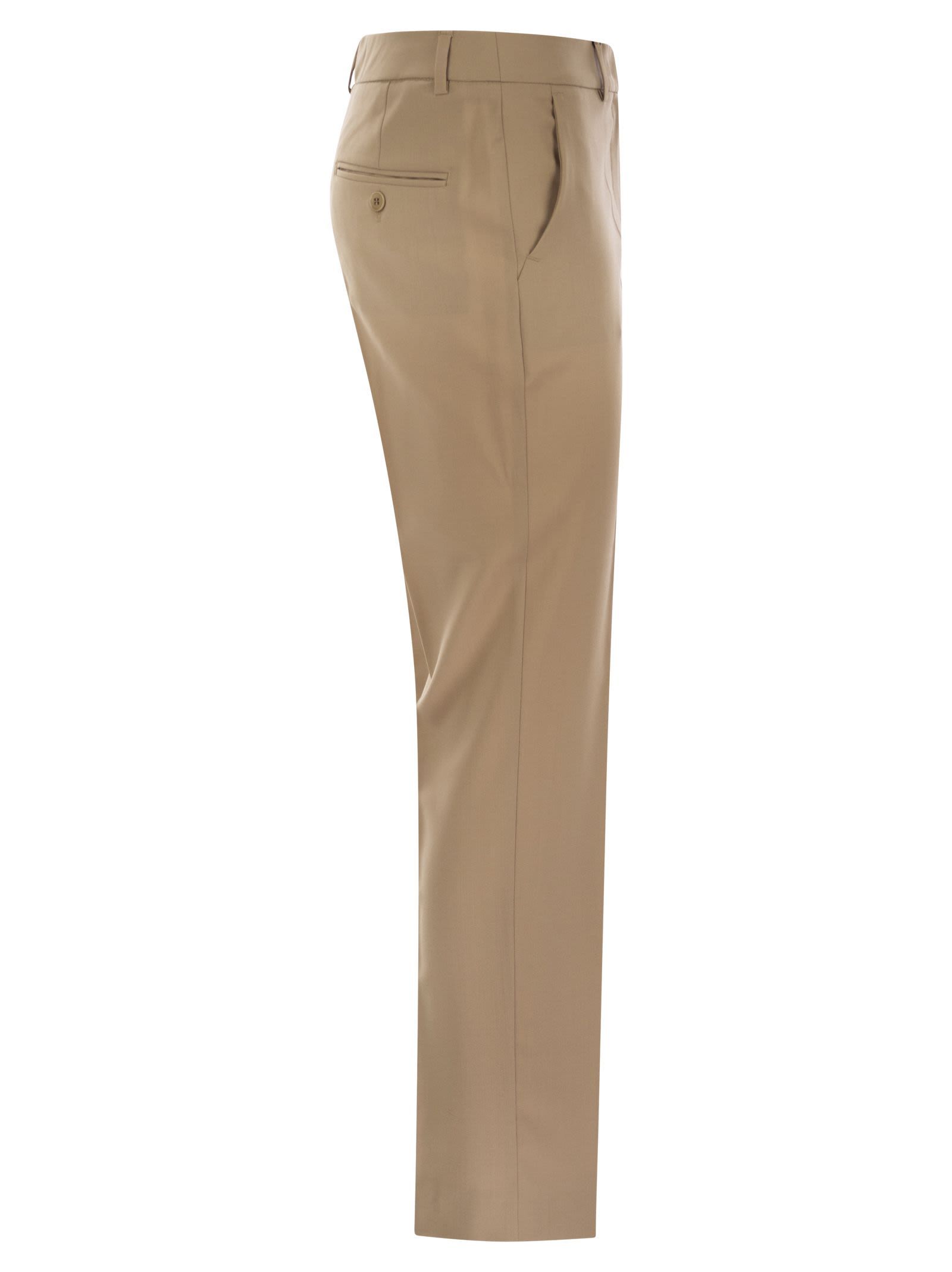 Weekend Max Mara Belt Loop Casual Pants In Brown