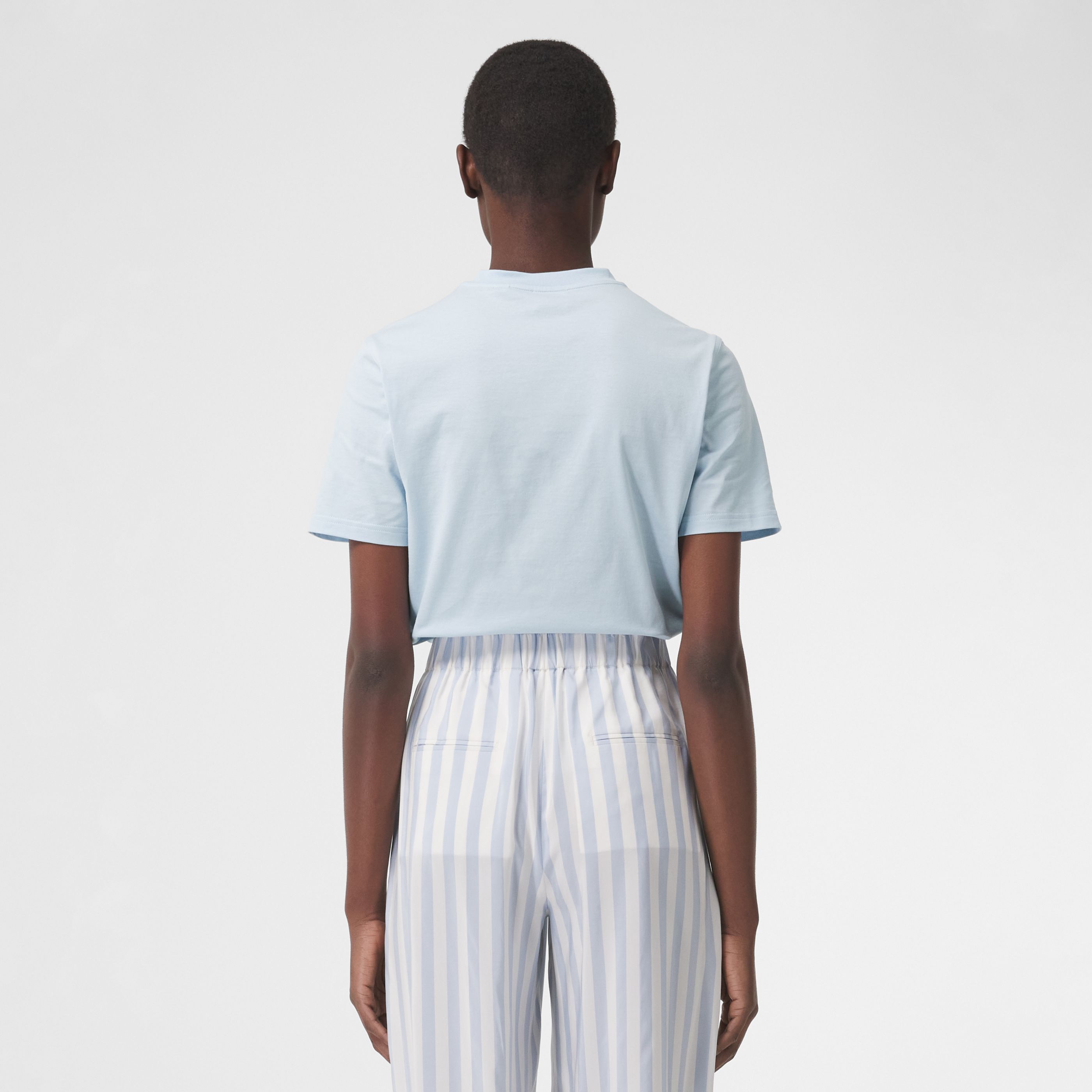 Burberry Location-print Cotton T-shirt In Multi