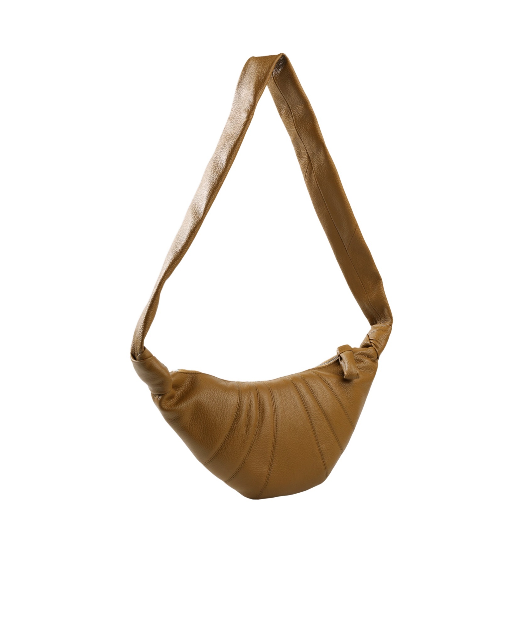 Lemaire Small Croissant Bag In Brown