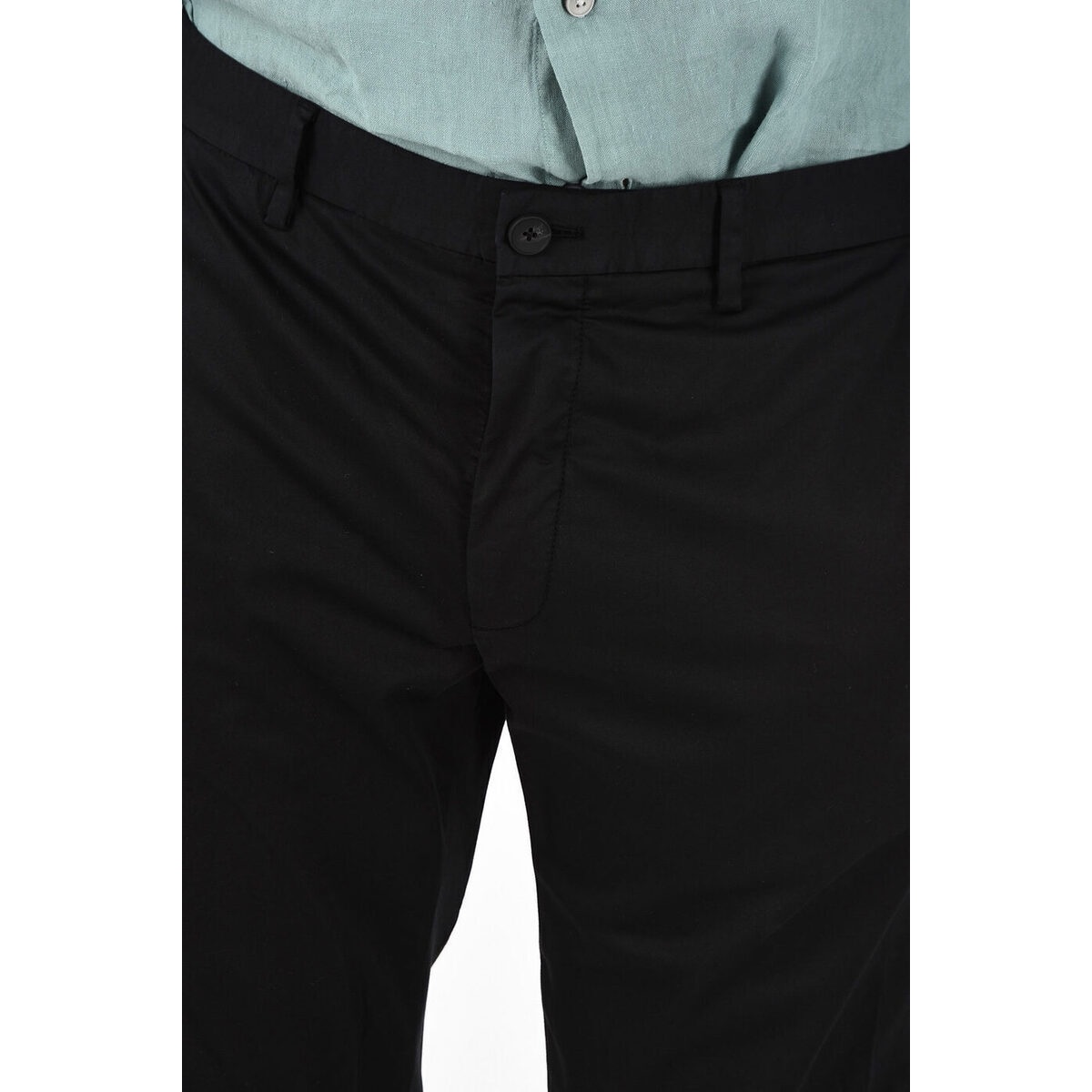 Zegna Straight Casual Pants In Black
