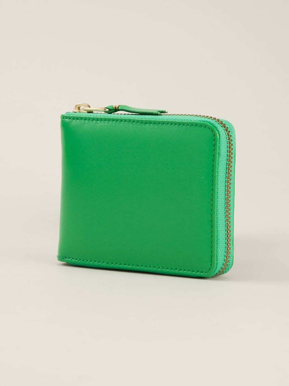 COMME DES GARÇONS ZIP-AROUND LEATHER WALLET