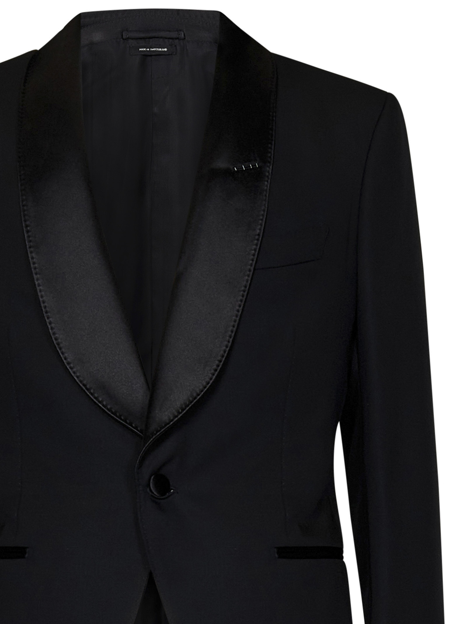 Tom Ford Single-breasted Dinner Suit In Black