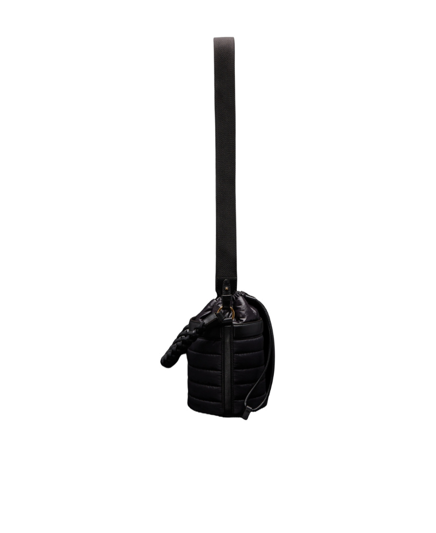 Shop Moncler Kaleah Bucket Bag In Black