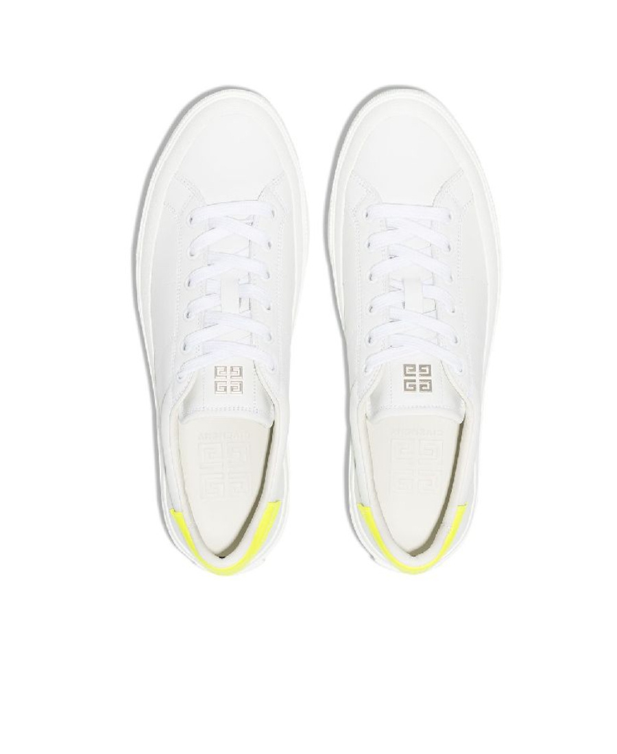 Givenchy City Court Lt Snkr Lcup Neon Tb In White
