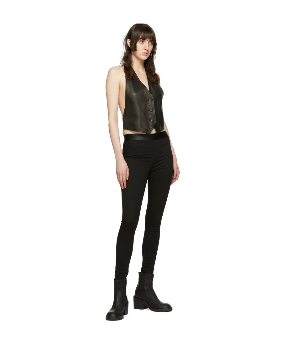 Ann Demeulemeester Ellen Skinny Leggings In Black