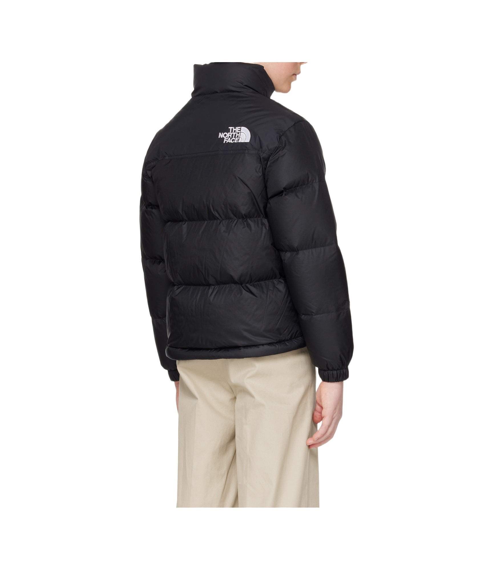 The North Face Teen 1996 Retro Nuptse Jacket In Black/black