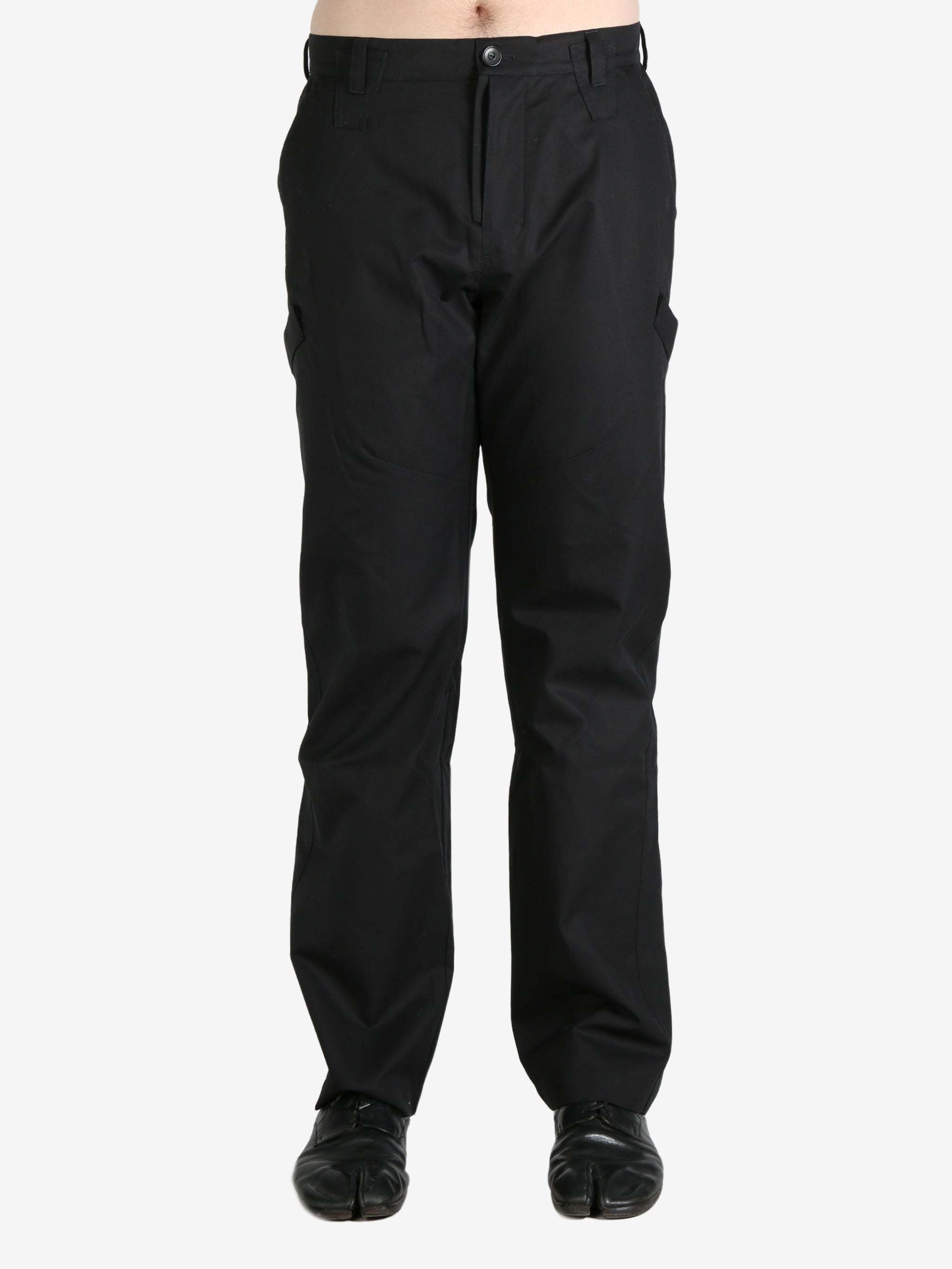 Kiko Kostadinov Zafar Cargo Trouser Cotton Weave In Black