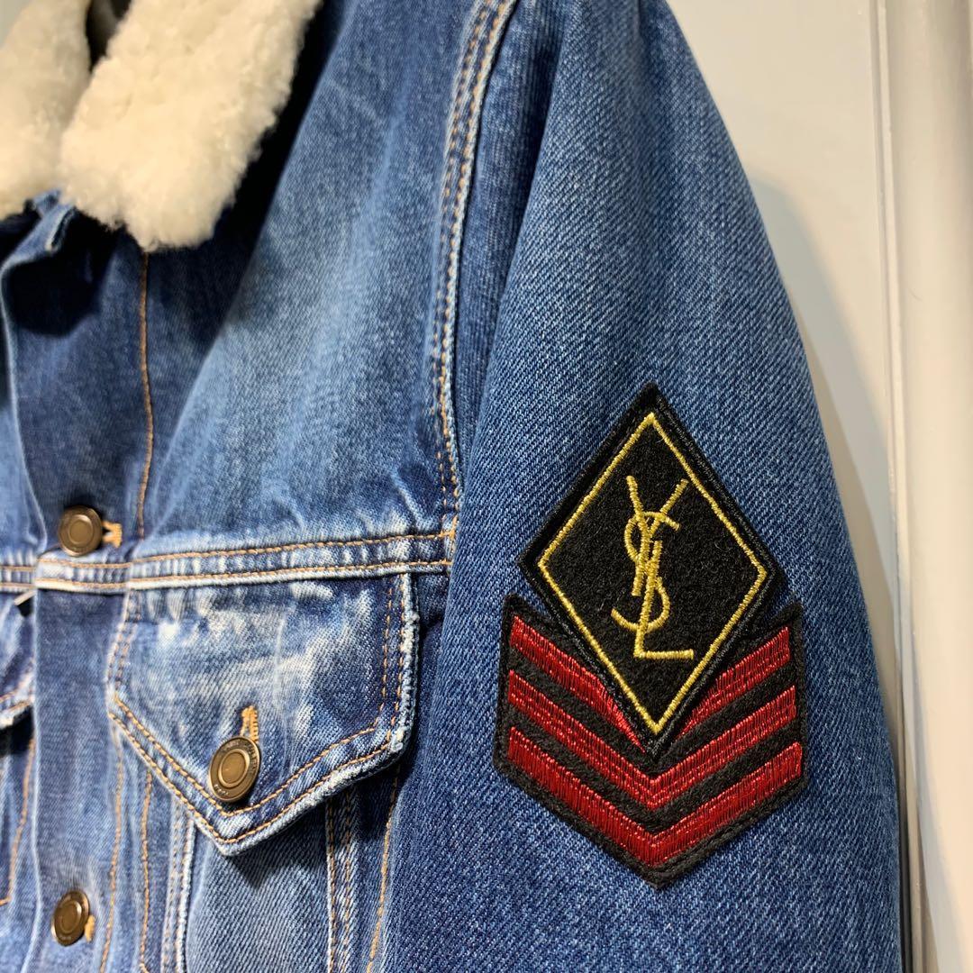 SAINT LAURENT MAKE AN OLD DENIM COAT