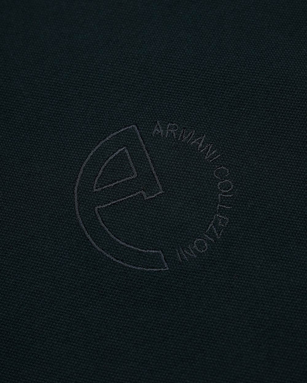 ARMANI COLLEZIONI LOGO EMBROIDERED POLO SHIRT