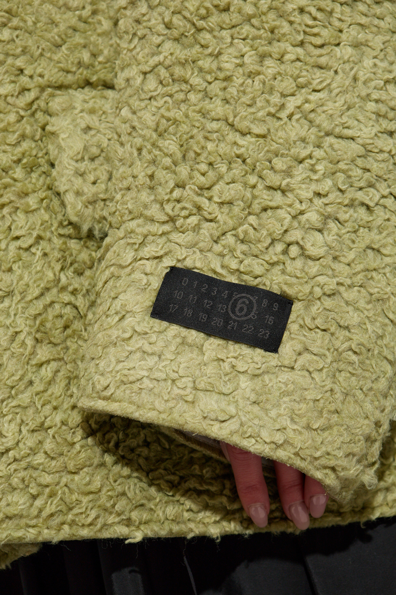 Mm6 Maison Margiela Buttoned-up Jacket In Green