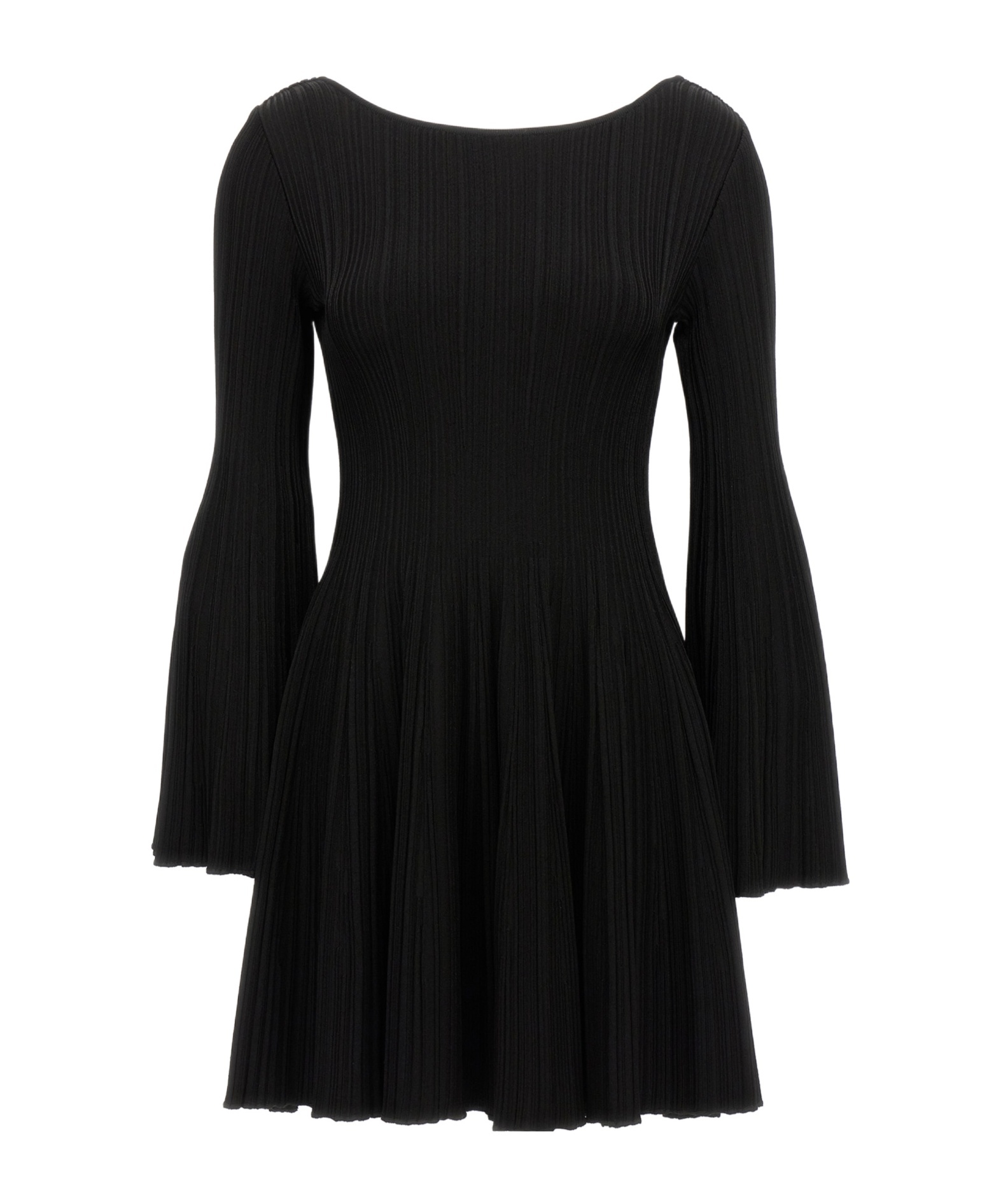 Antonino Valenti Long-sleeved Dress In Black