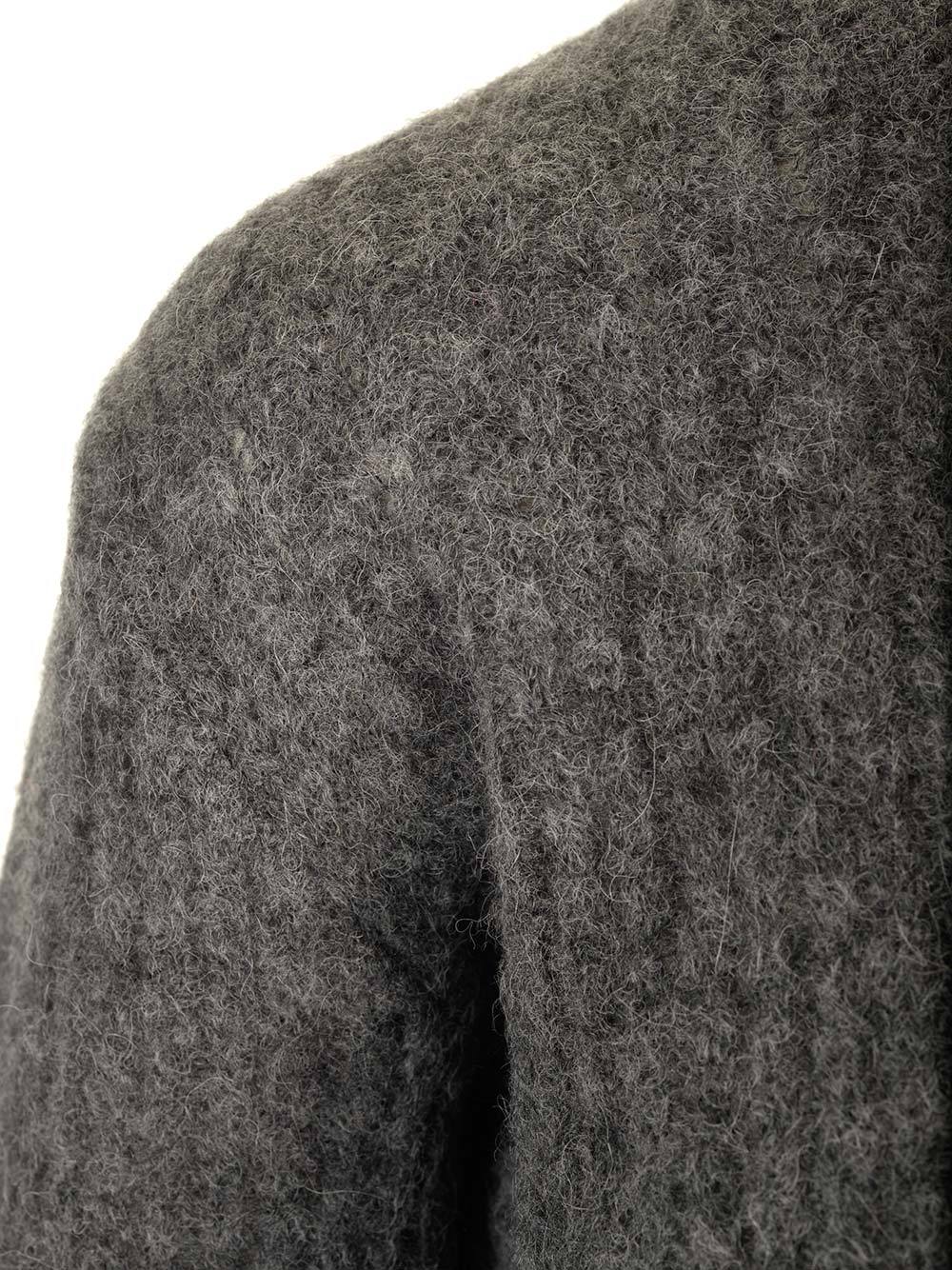 Apc Long-sleeve Cropped Cardigan In Black