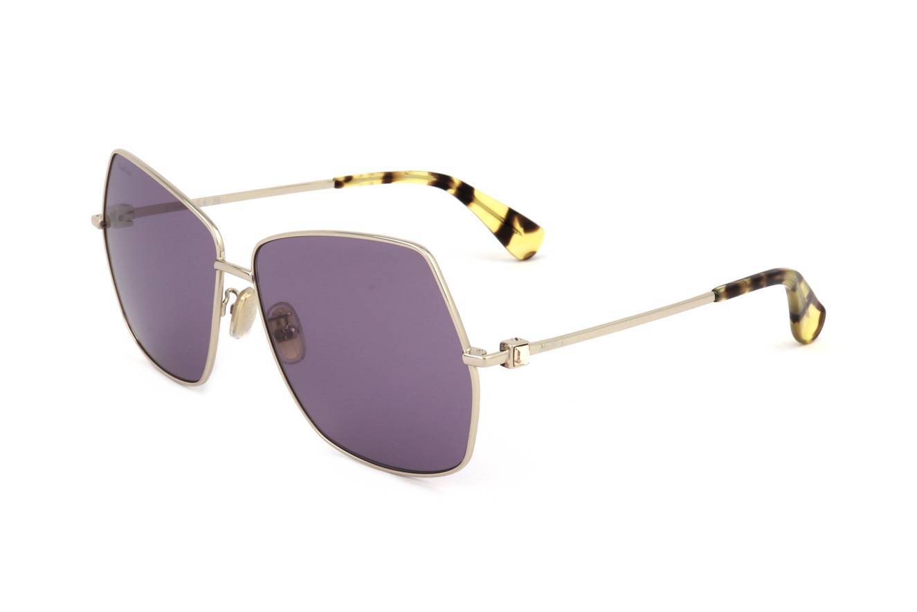 Max Mara Geometric Sunglasses In Purple
