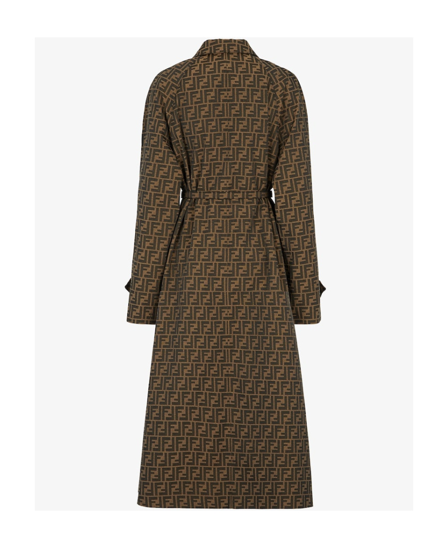 Fendi Trench In Brown
