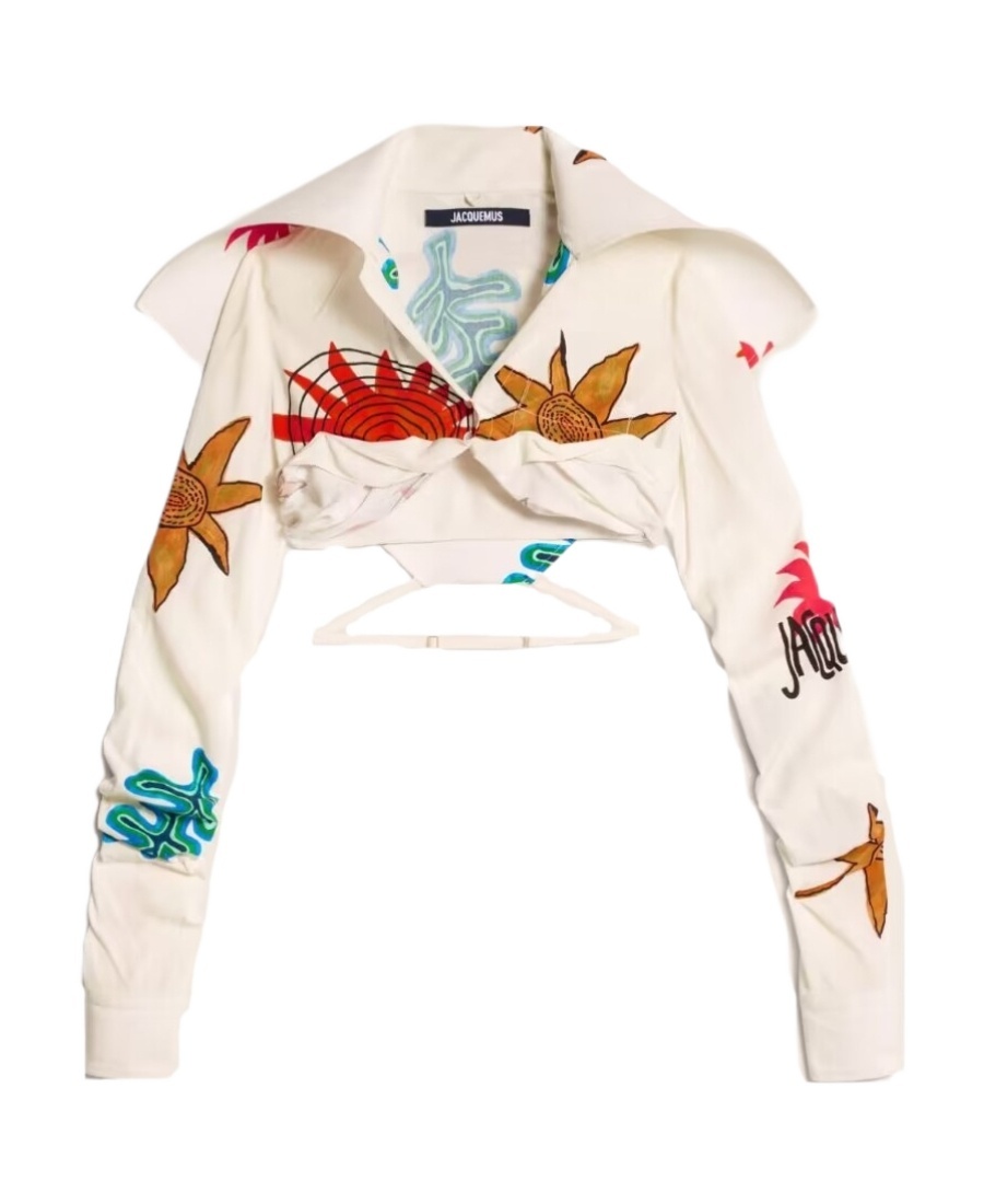 Jacquemus Multicolored Pocket Shirt La Chemise Meio In White