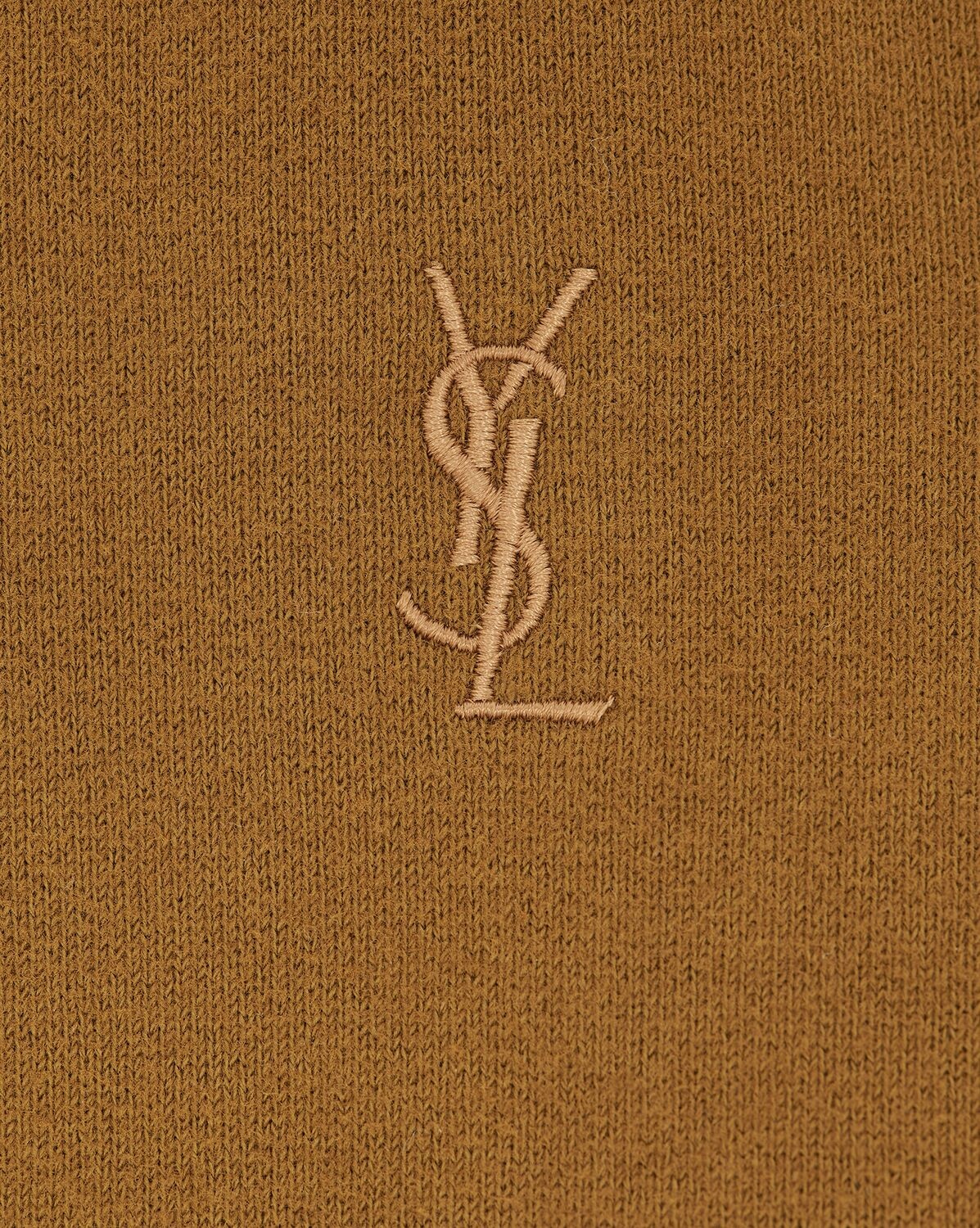 Shop Saint Laurent Cassandre Sweatshirt In Brown