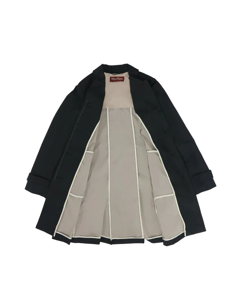 Max Mara Waist Waist Coat In Black